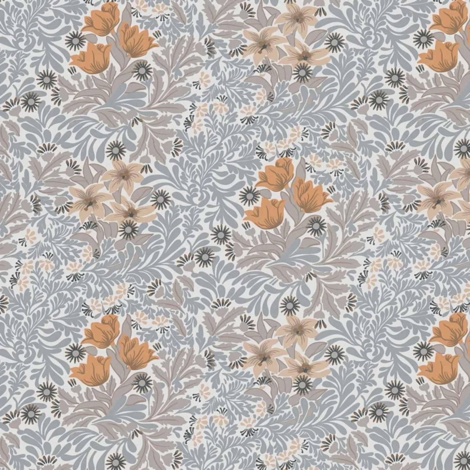 Tadessi Tapete Floral M1-No.4135 Vliestapete in Orange