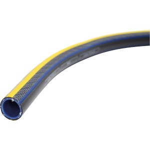 LUX-TOOLS PRO Gartenschlauch (3/4) 25m, flexibel und knickfest für die Gartenbewässerung.