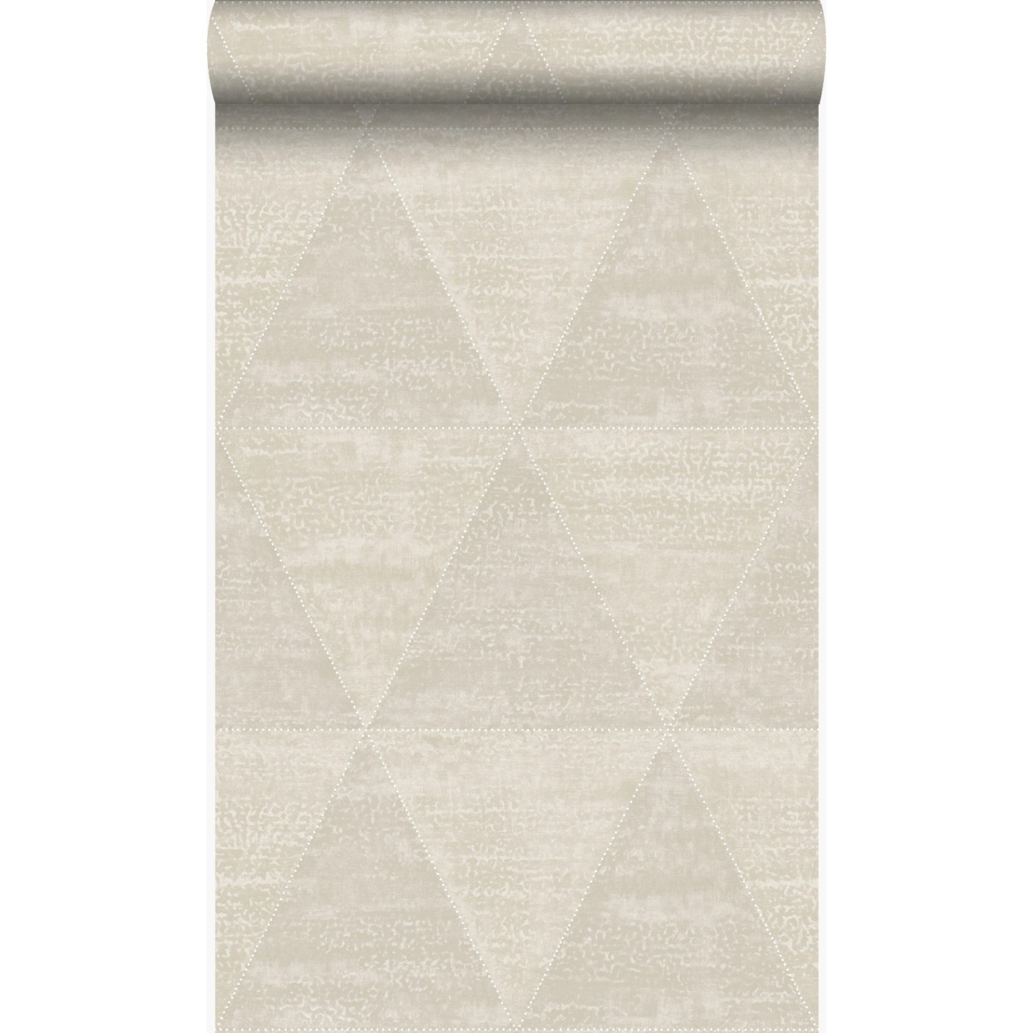 Origin Luxury Wallcoverings Tapete Verwitterte Metalldreiecke Beige 53 Cm X günstig online kaufen