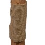 Detailansicht: Naturstamm mit Jute umwickelt am braunen Dobar Kratzbaum Tony.