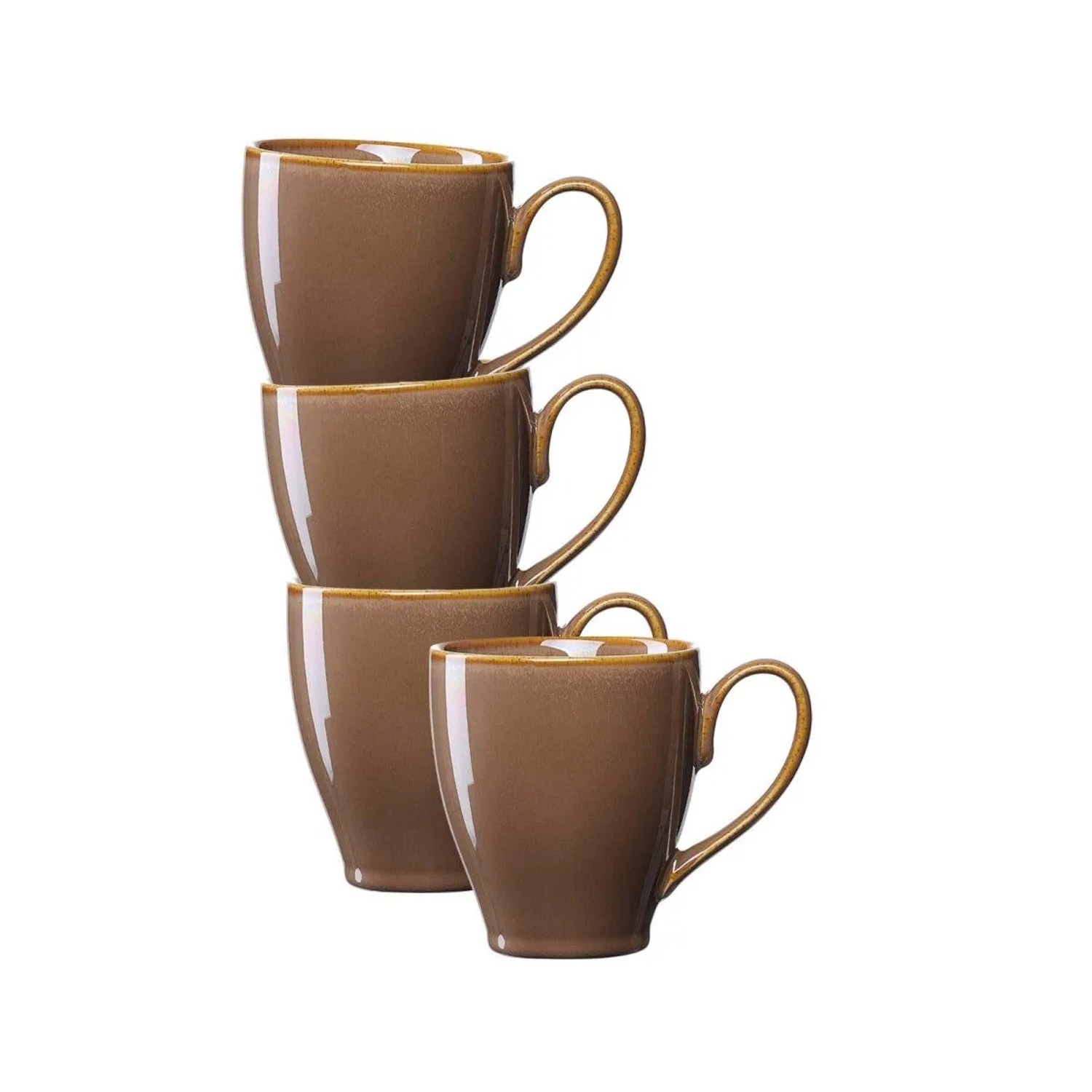 Ritzenhoff & Breker Sahara Kaffeebecher 400 ml 4er Set Dunkelbraun