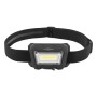 Westfalia LED Sensor-Kopfleuchte mit Akku, schwarz, aus Kunststoff. Taschenlampe mit Sensorsteuerung.