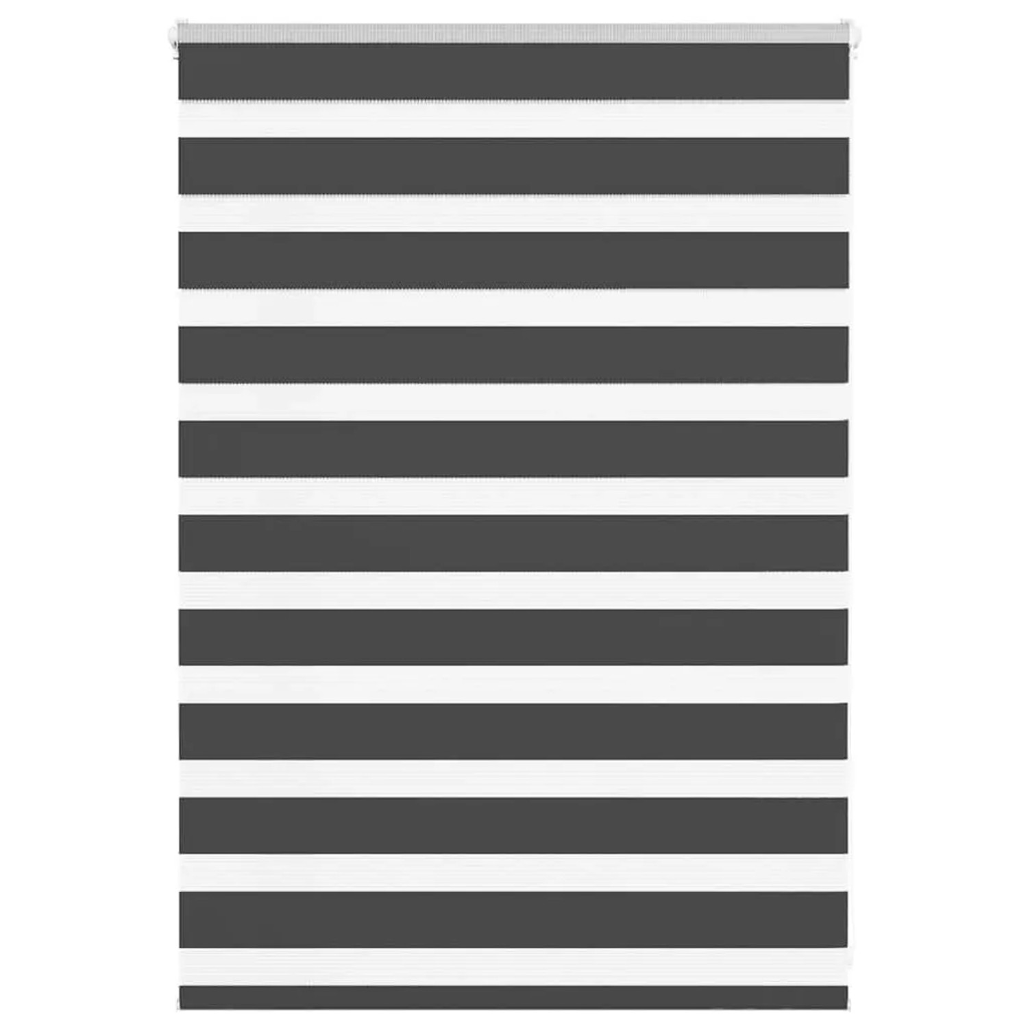 vidaXL Doppelrollo Schwarz 105x100 cm Stoffbreite 100,9 cm Polyester 401421 günstig online kaufen