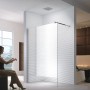 Begehbare Glaszentrum Hagen Duschwand, 160x200cm, Klarglas. 10mm ESG Glas Duschabtrennung.