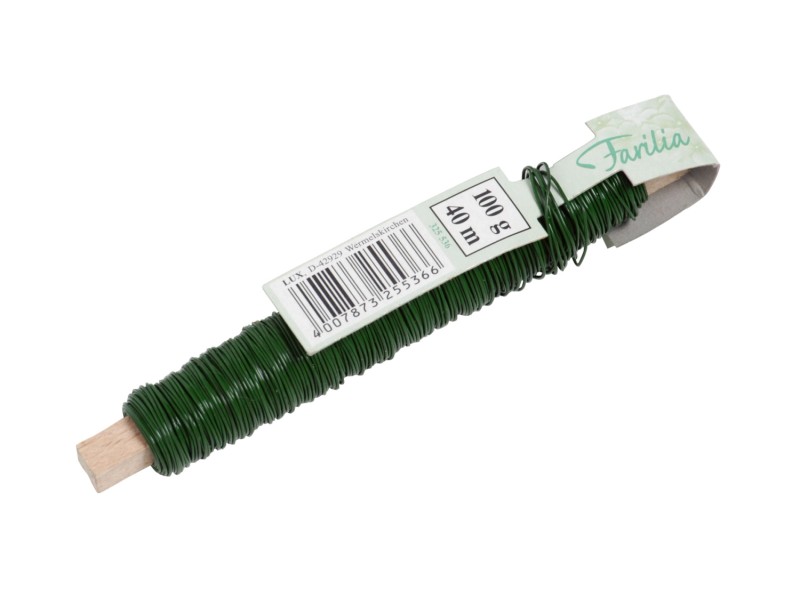Bindedraht Grün · 0,7 mm, 40 m – Produktbild 1 von 3