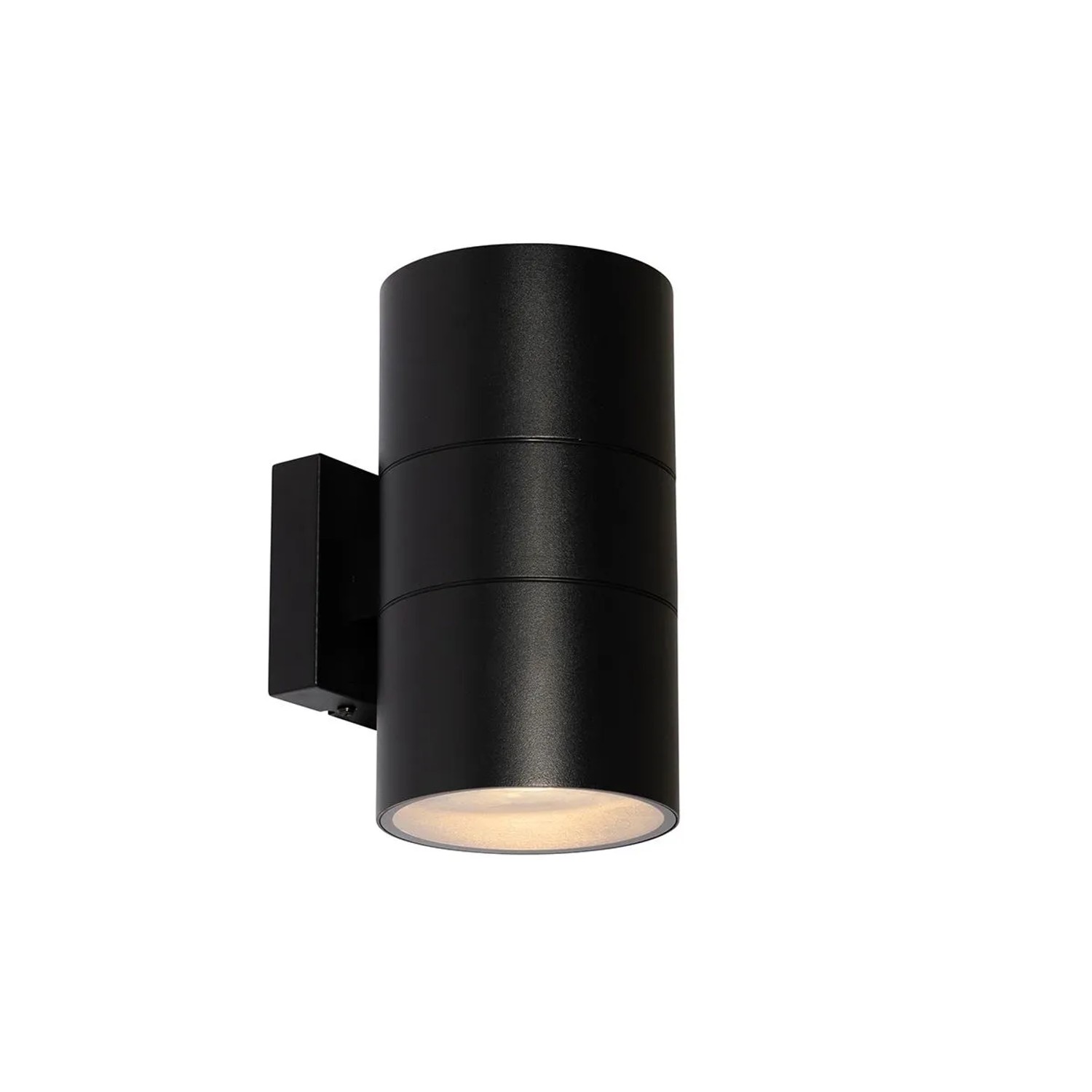 Qazqa Professional Außenwandleuchte Schwarz 2 Flammig AR111 IP44 Duo