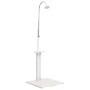 vidaXL Gartendusche Holz Weiß 48207