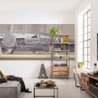 Komar Fototapete STAR WARS Millenium Falcon im Wohnraum, 368x127 cm.