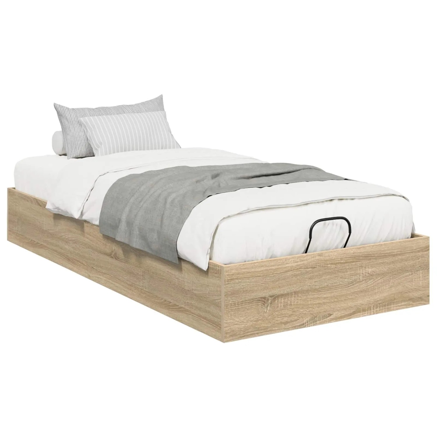 vidaXL Ottoman Bettgestell Sonoma-Eiche 203 x 80,5 x 25 cm 3409263