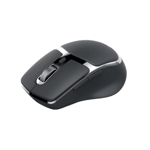 Ergonomische Hama Multi-Device-Maus WM-800, Funk/Bluetooth, Schwarz, für Computer & Multimedia.