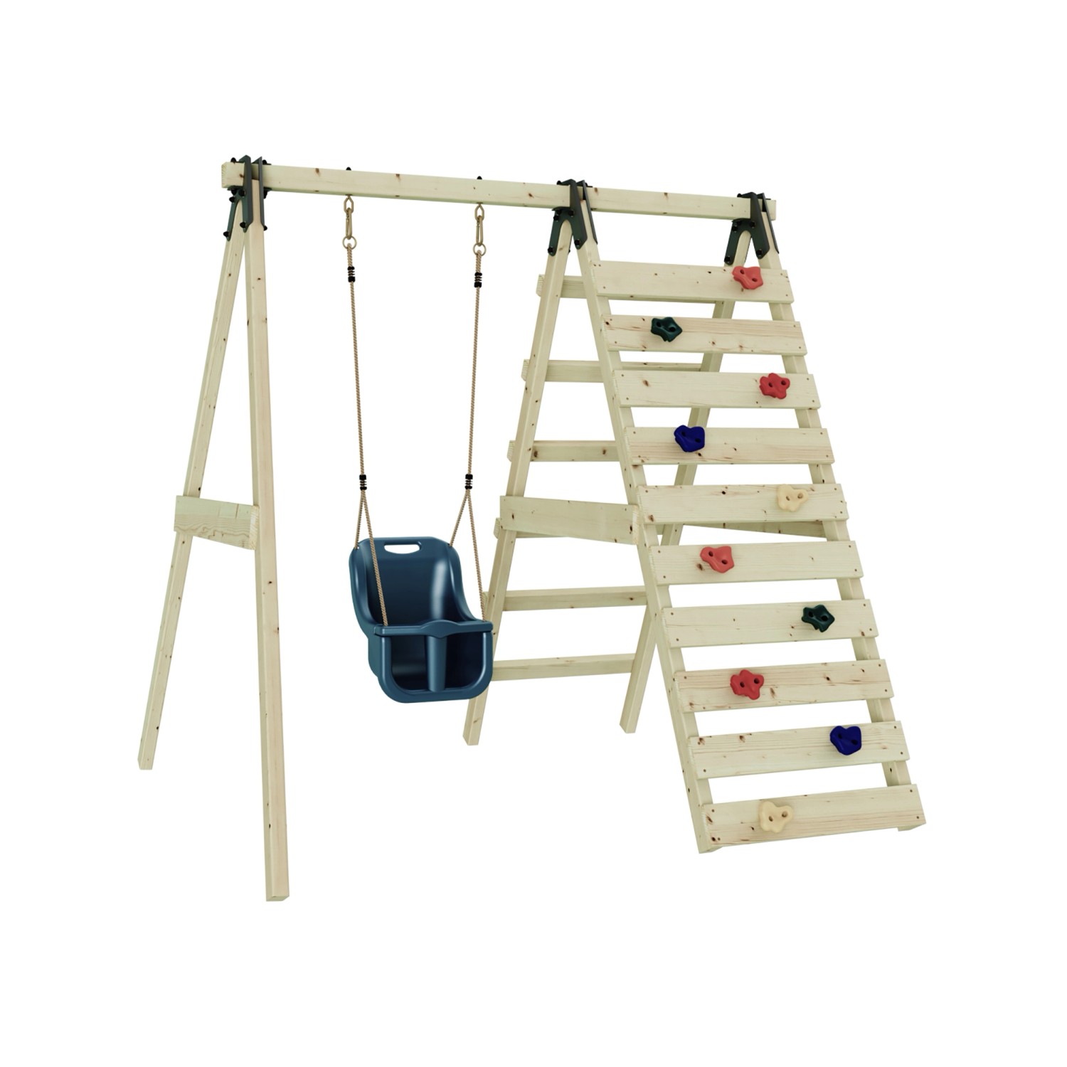 REBO Schaukel Veilchen Marineblau