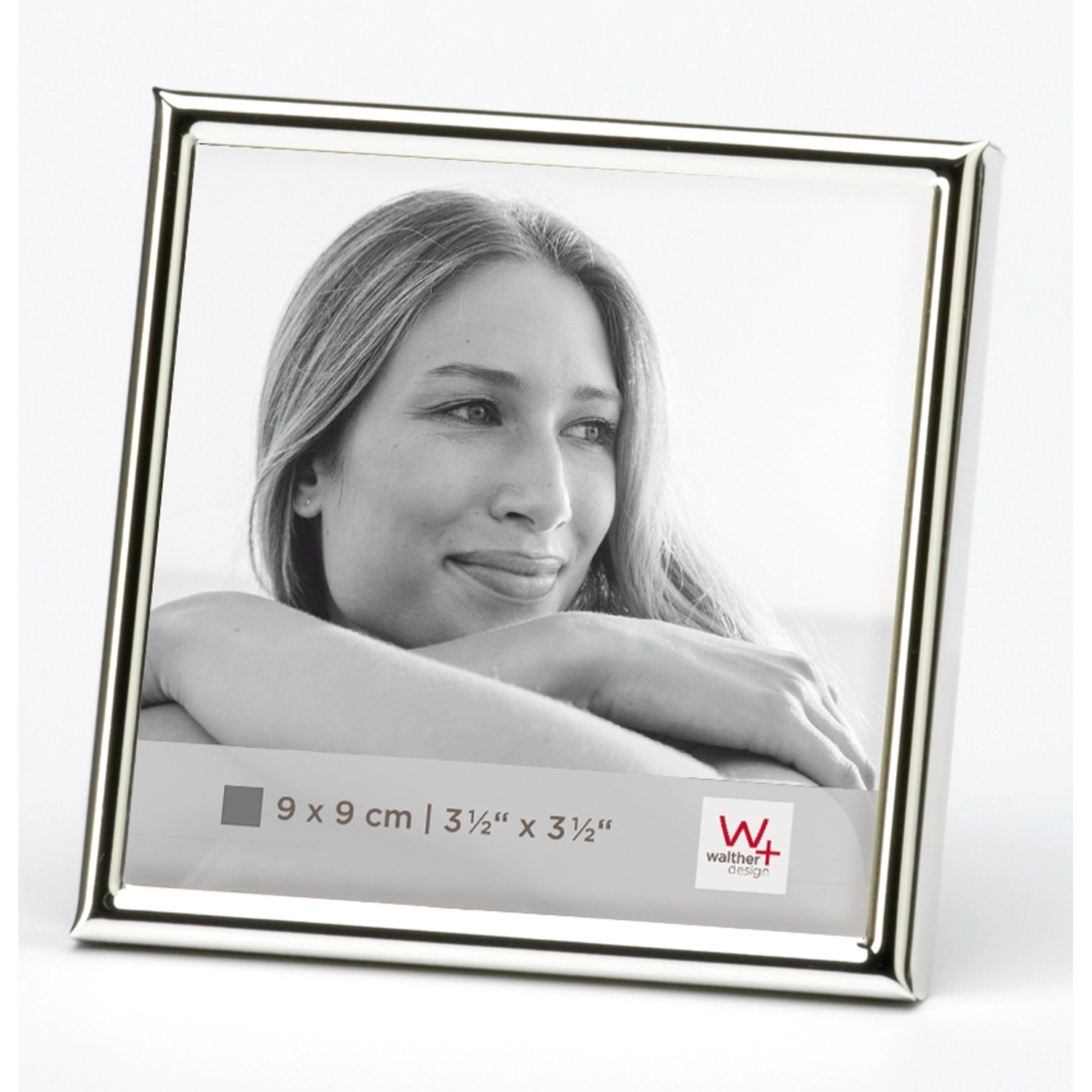 walther design Chloe Portrait Bilderrahmen  9X9 cm  Silber günstig online kaufen
