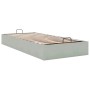 vidaXL Ottoman-Bett ohne Matratze Hellgrau 100x200 cm Samt 3310943_6