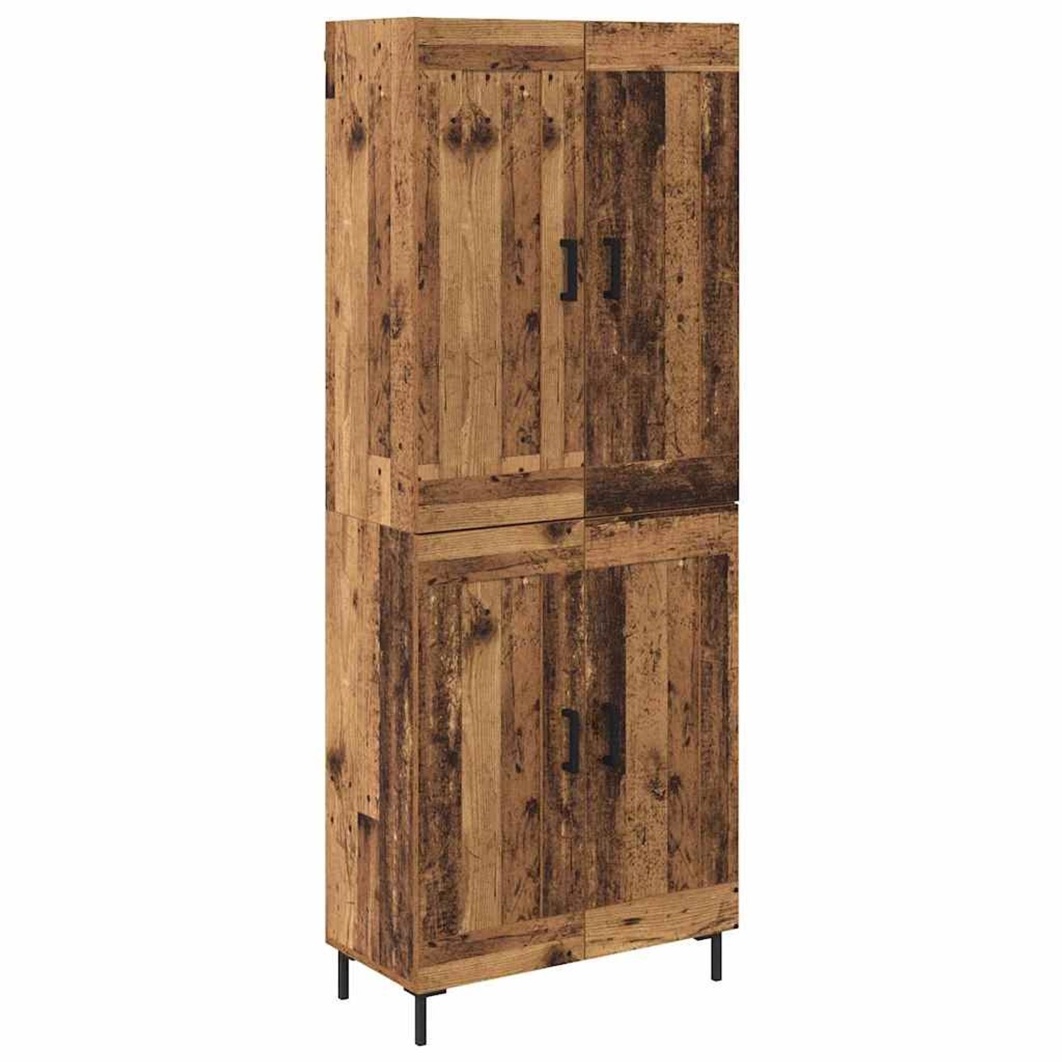 vidaXL Highboard Altholz 69,5 x 34 x 180 cm Holzwerkstoff 3415685 günstig online kaufen