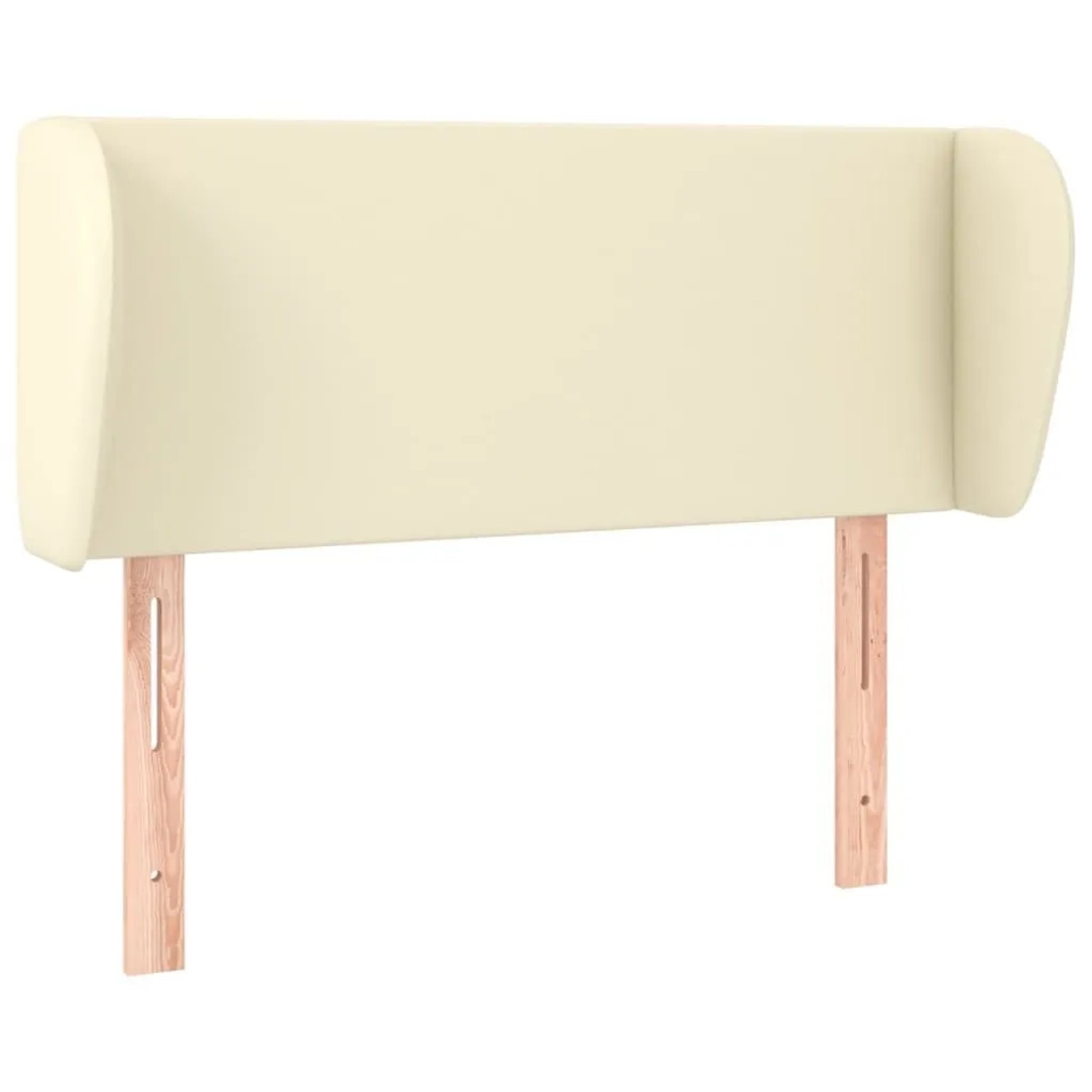 vidaXL Kopfteil mit Ohren Creme 83x23x78/88 cm Kunstleder 3116938
