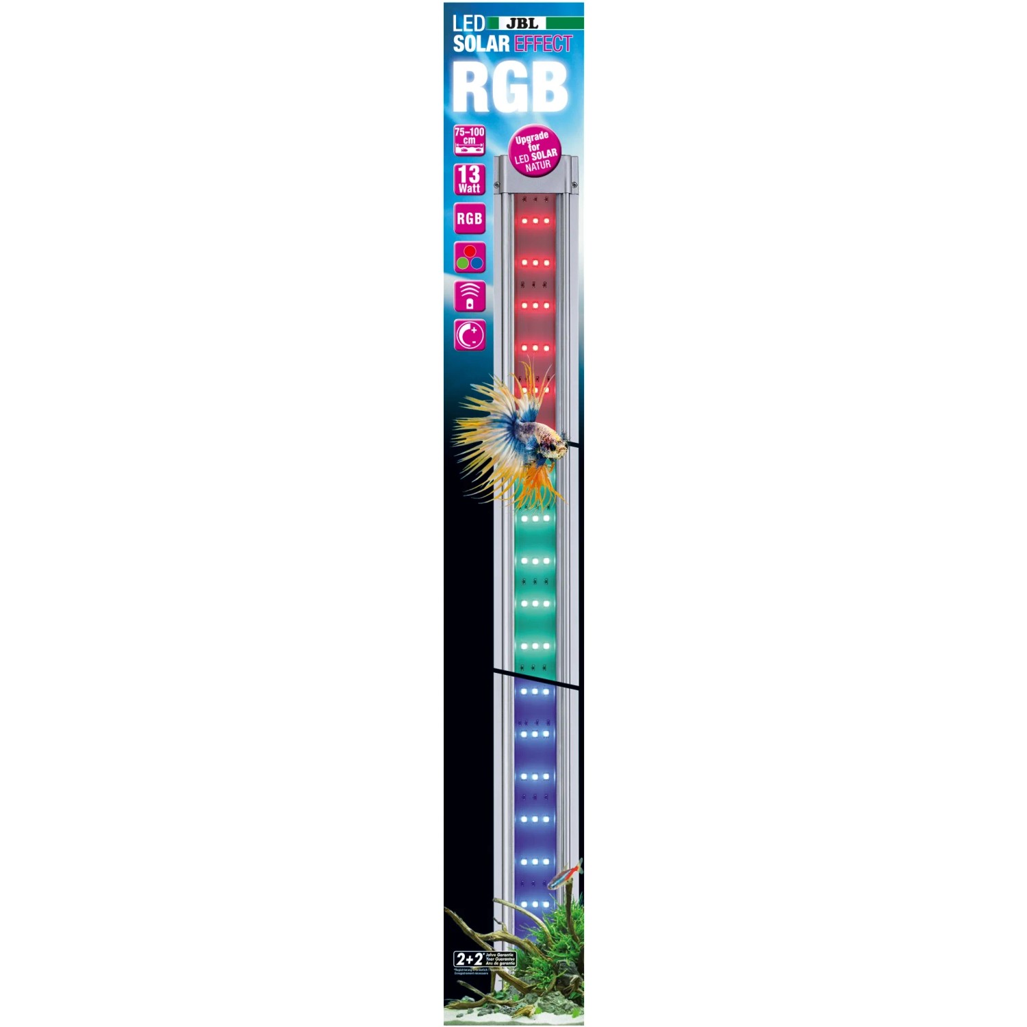JBL LED Solar Natur G2 31W Rampe Aquarium Eau Douce De 85 à 110 Cm Ou Remplace Tube T5 Et T8 JBL LED Solar Natur G2 31W Rampe Aquarium Eau Douce De 85 à 110 Cm Ou Remplace Tube T5 Et T8