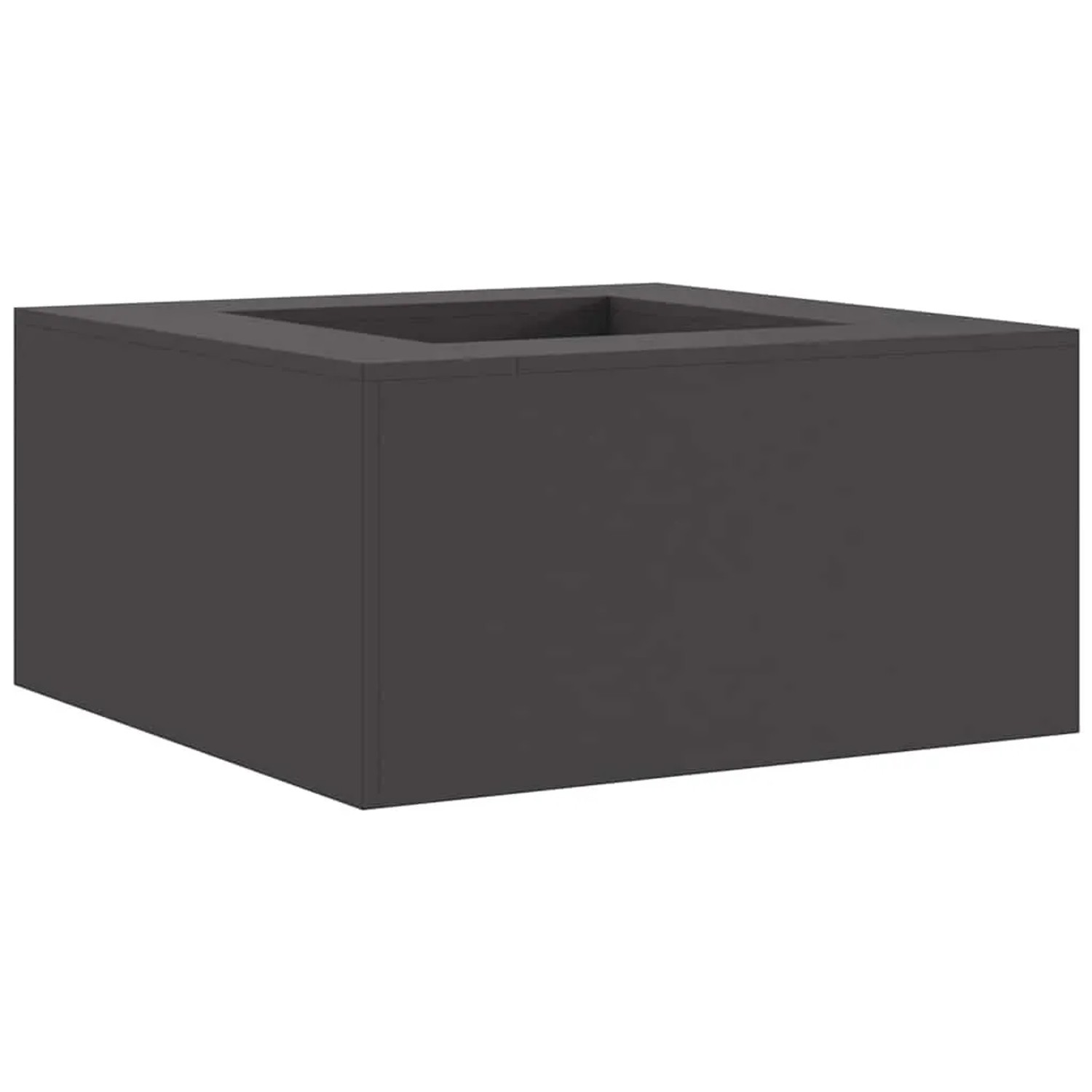 vidaXL Feuerstelle Schwarz 80 x 80 x 40 cm Stahl 858920