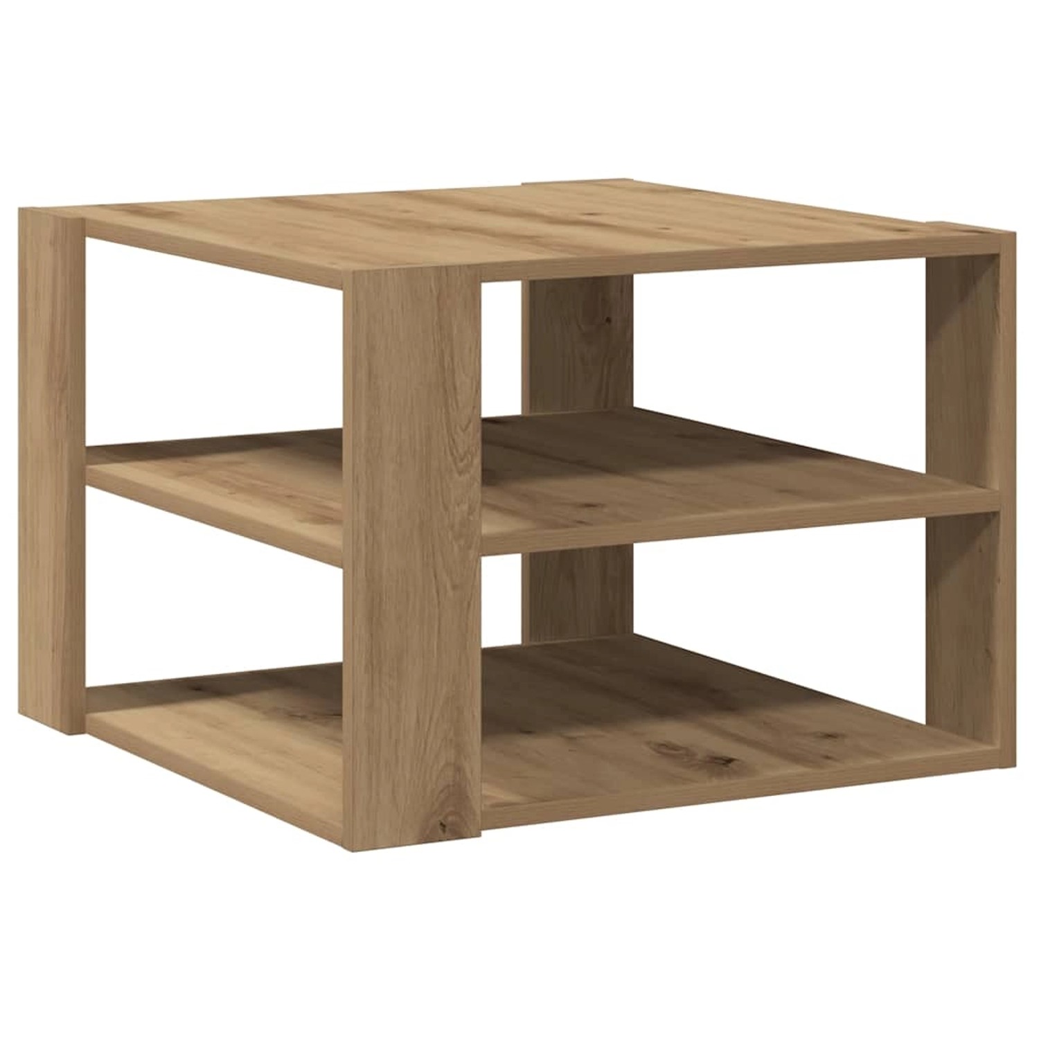 vidaXL Couchtisch Artisan-Eiche 58x58x40 cm Holzwerkstoff 856497 günstig online kaufen