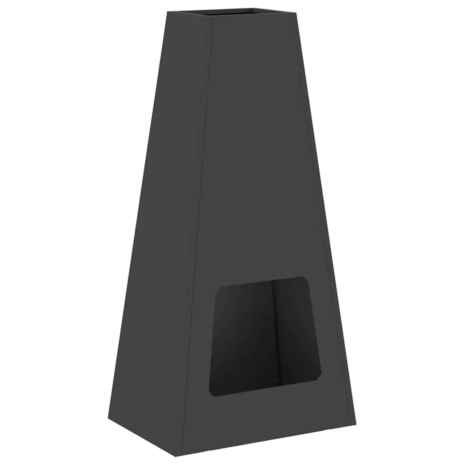 vidaXL Feuerstelle Schwarz 50 x 35 x 100 cm Stahl 859004