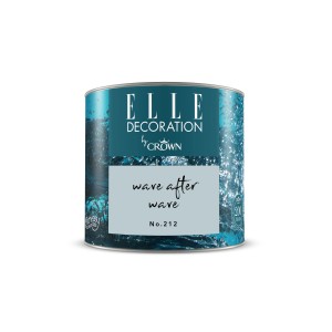 ELLE DECORATION by Crown Wandfarbe Wave After Wave No. 212, matte, 125ml Dose.