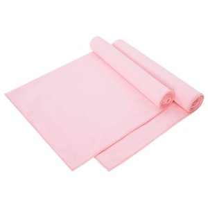 vidaXL Sporthandtücher 2 Stk Rosa 140 x 70 cm Polyester und Polyamid 42011489