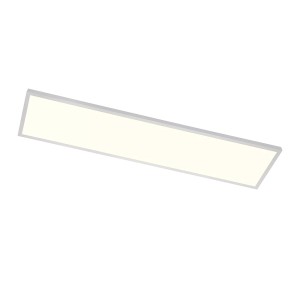 Arcchio LED Panel Lysander 9621552 Dimmbar mit Leselampe in Weiß aus Aluminium 1-flammig Arbeitszimmerleuchte