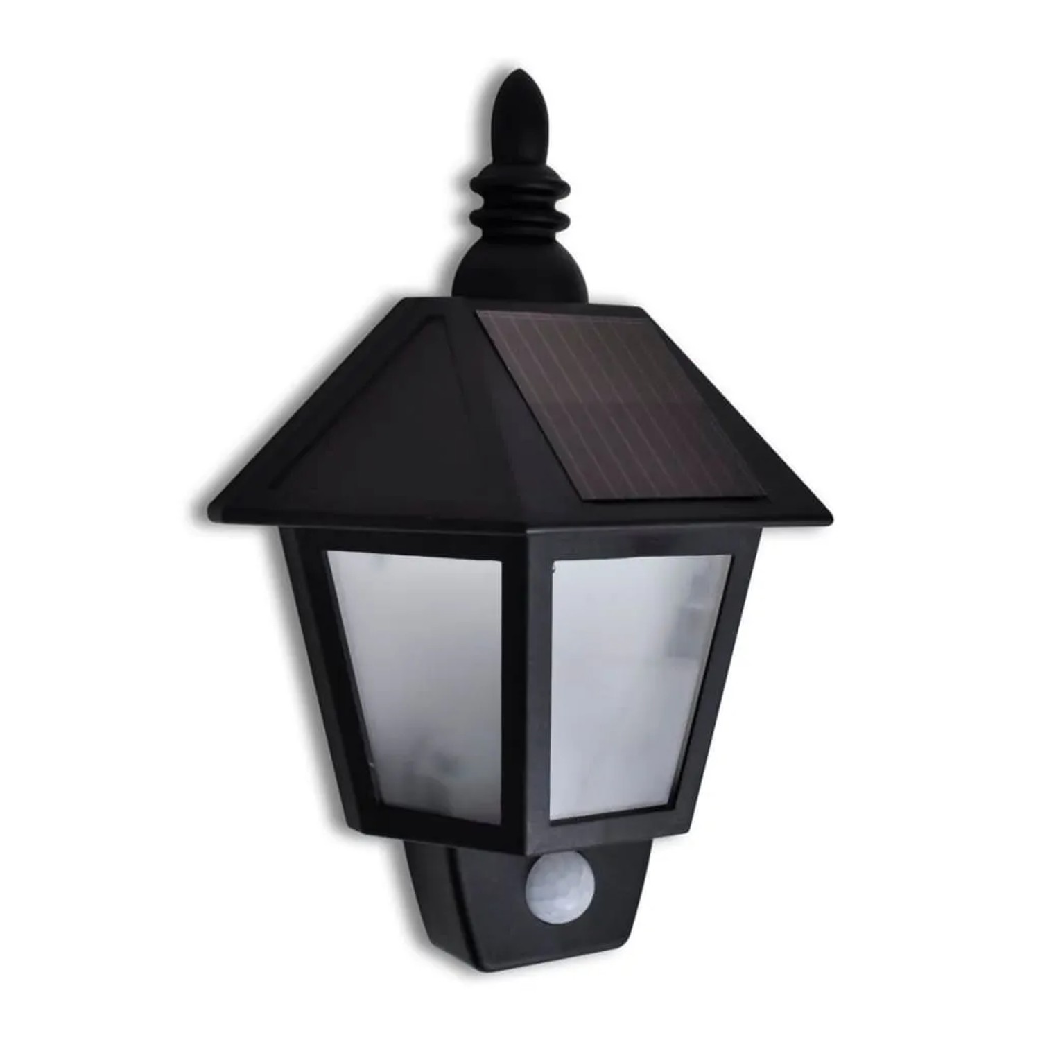 vidaXL Solarwandleuchte mit Bewegungssensor 41182