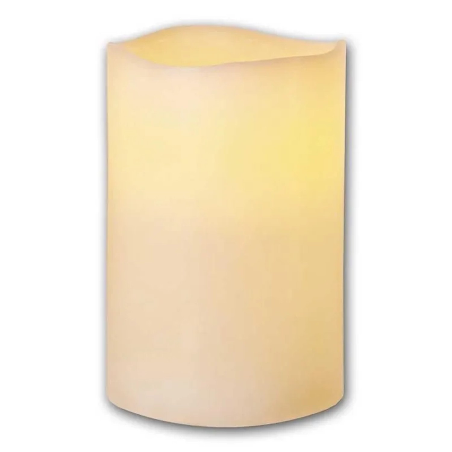 Star Trading LED-Wachskerze Big Wax Ø10x15cm mit Timer Warmweiß