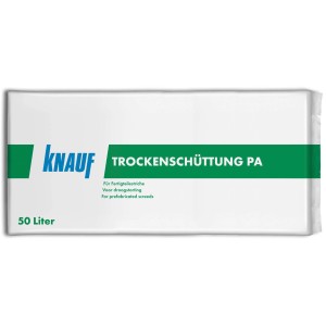 Knauf Trockenschüttung 50L im weißen Sack, zum Ausgleich von Unebenheiten.