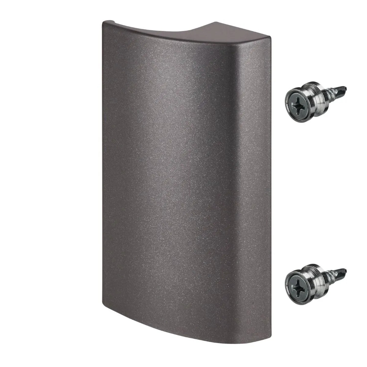 SOTECH Balkontürgriff SEJA II Anthrazit 85 x 40 x 20 mm BA 48 mm Aluminium Verdeckte Verschraubung