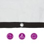 vidaXL Transparente Plane mit Ösen 2x6 m Polyethylen 4018551_9