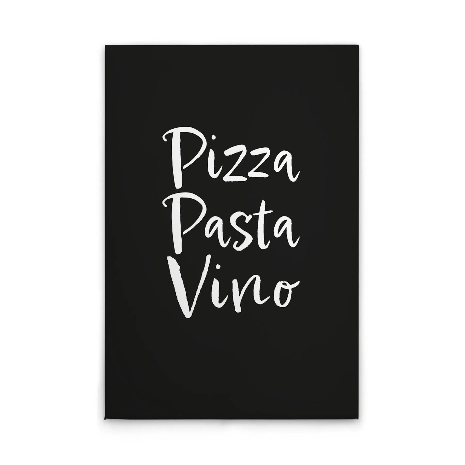 Tadessi Leinwandbild - M1-No.52003 - Pizza Pasta Vino - 80 x 120 cm - Querformat