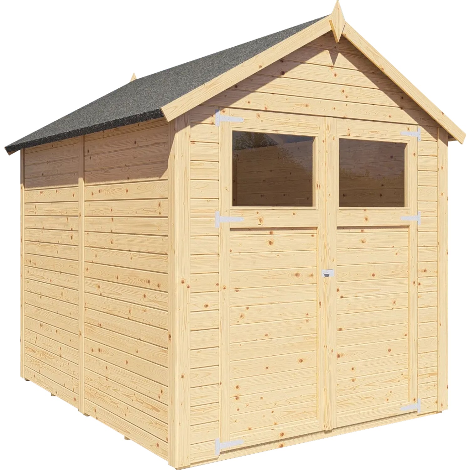 Bertilo Holz-Gartenhaus Sylt 180 cm x 238 cm Natur FSC®