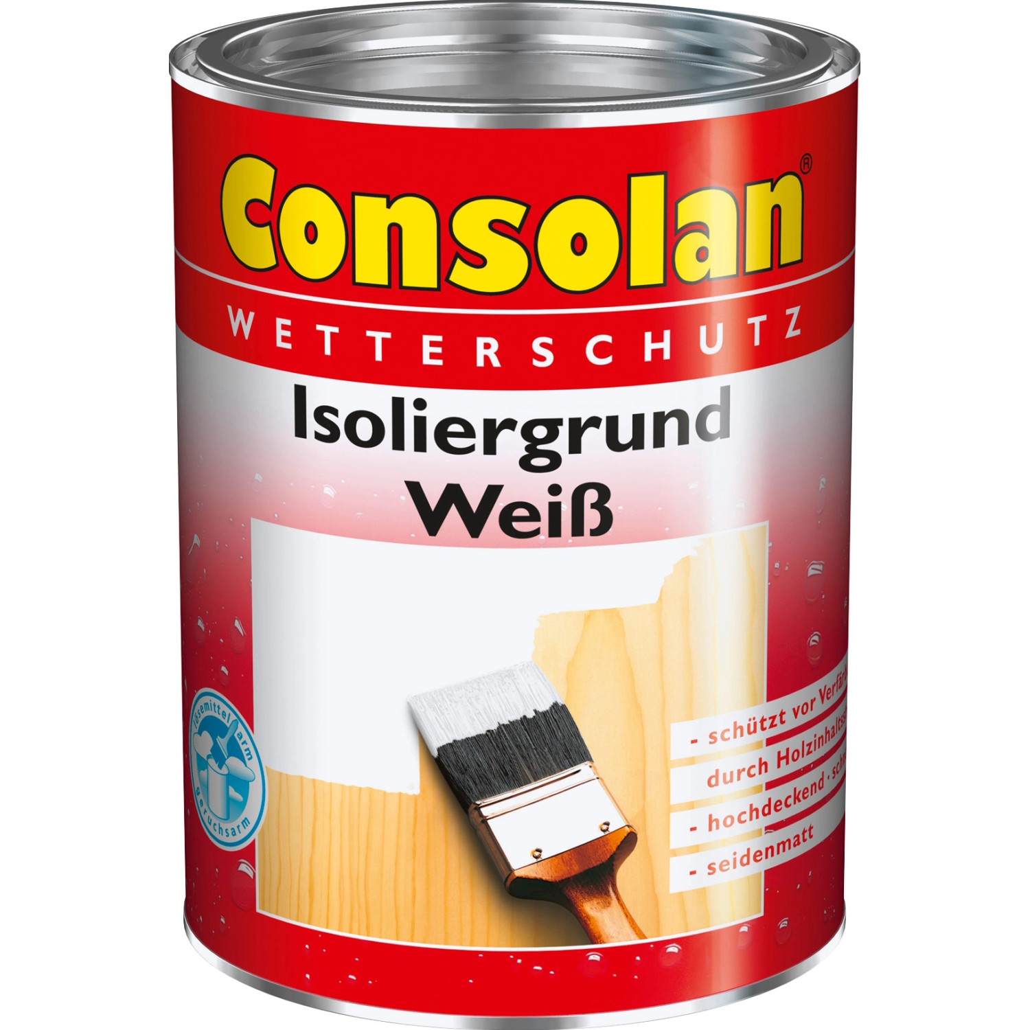 Consolan Isoliergrund Weiß seidenmatt 750 ml