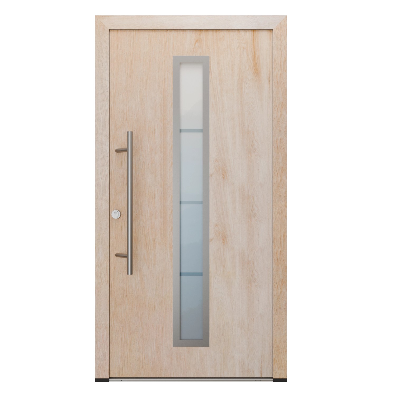 FM Türen AS68 Modell 01 1000 x 2000 Turner-Eiche Links Innen Beschläge Set 13 Glas 20