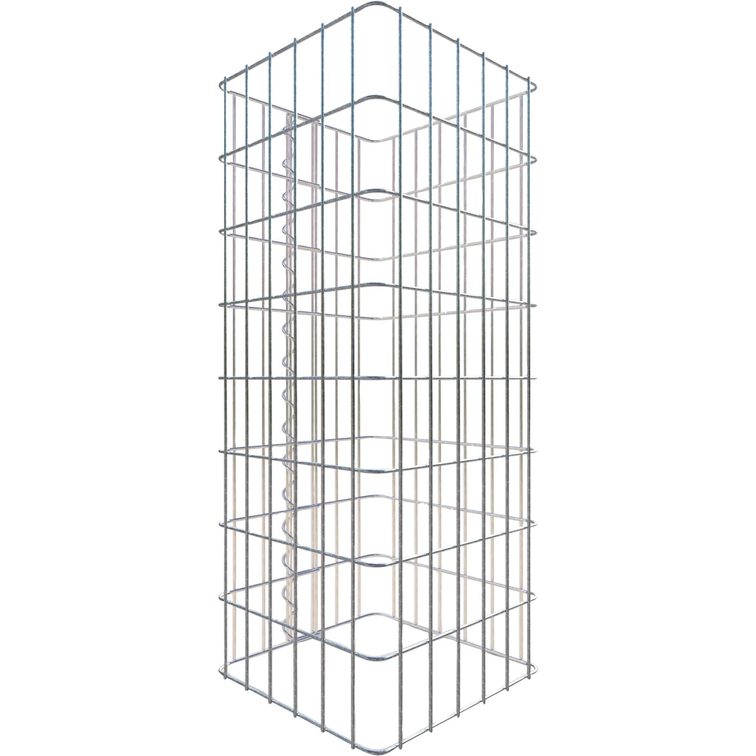 Gabiona Gabionen-Säule eckig 80 x 32 x 32 cm Maschenw 5 x 10 cm