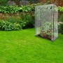 Relaxdays Tomatengewächshaus PVC Schrägdach 150 cm x 100 cm x 50 cm_2