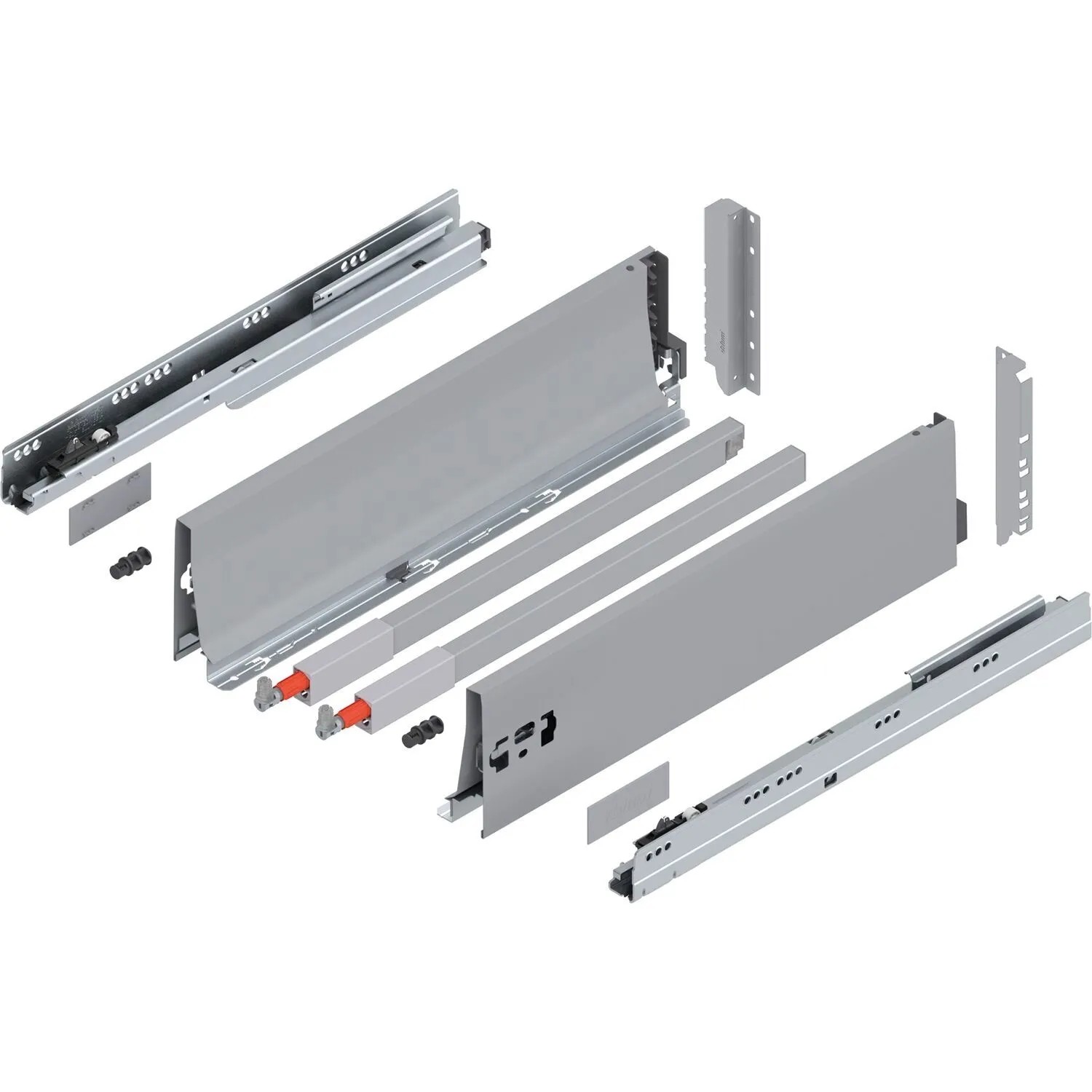 Blum D-Reling K Tandembox antaro Vollauszug 450 mm 65 kg Grau 1 Paar