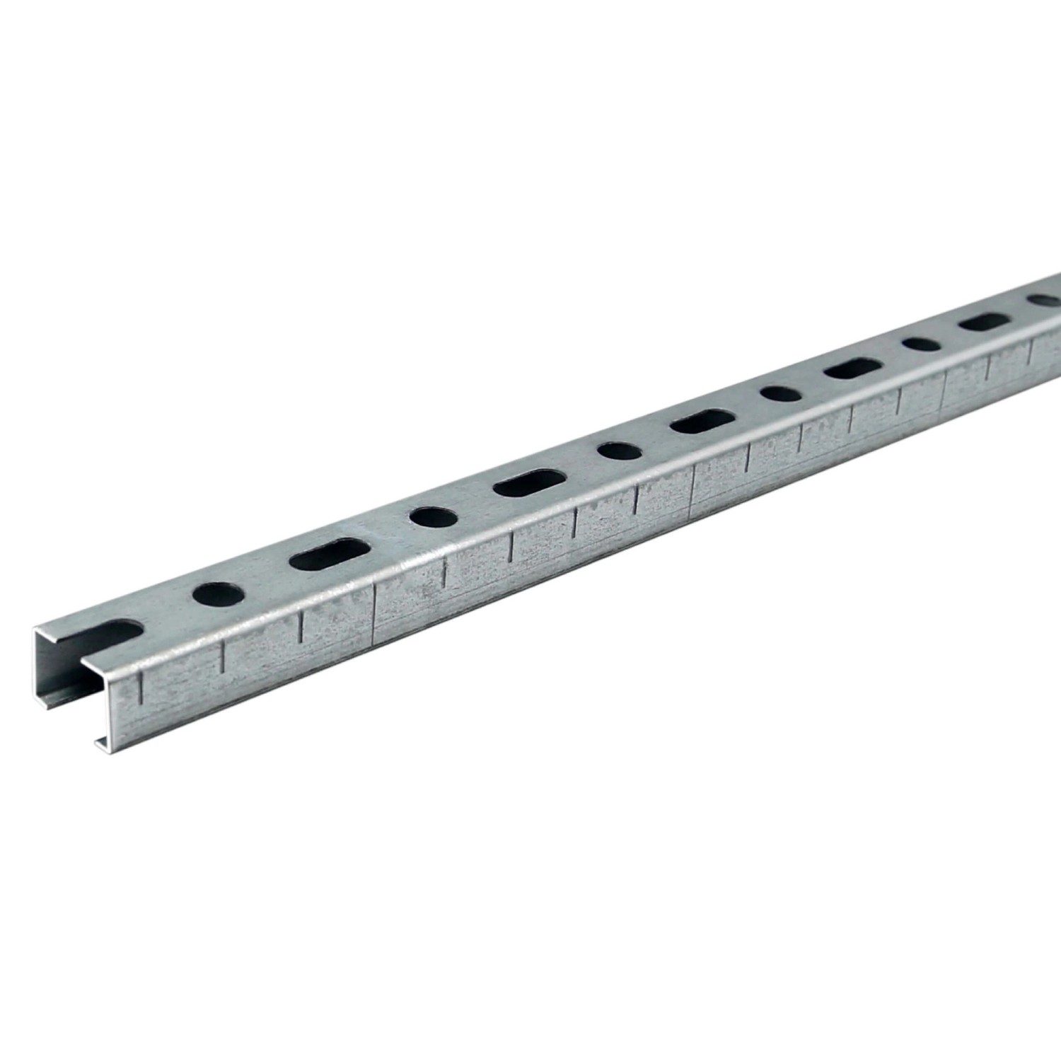 Dalsys Montageschiene 50x 200cm 27/18 Stahl Verzinkt Silber Installationsschiene
