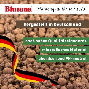 Blusana Blähton 4-8mm, Pflanzsubstrat und Drainage für Indoor & Outdoor.
