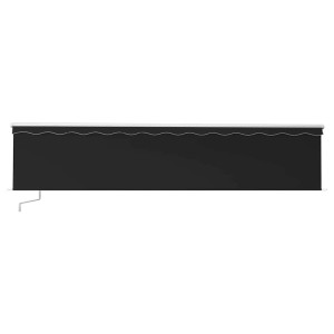 vidaXL Markise Manuell Einziehbar mit Rollo & LED 6x3 m Anthrazit 3069364