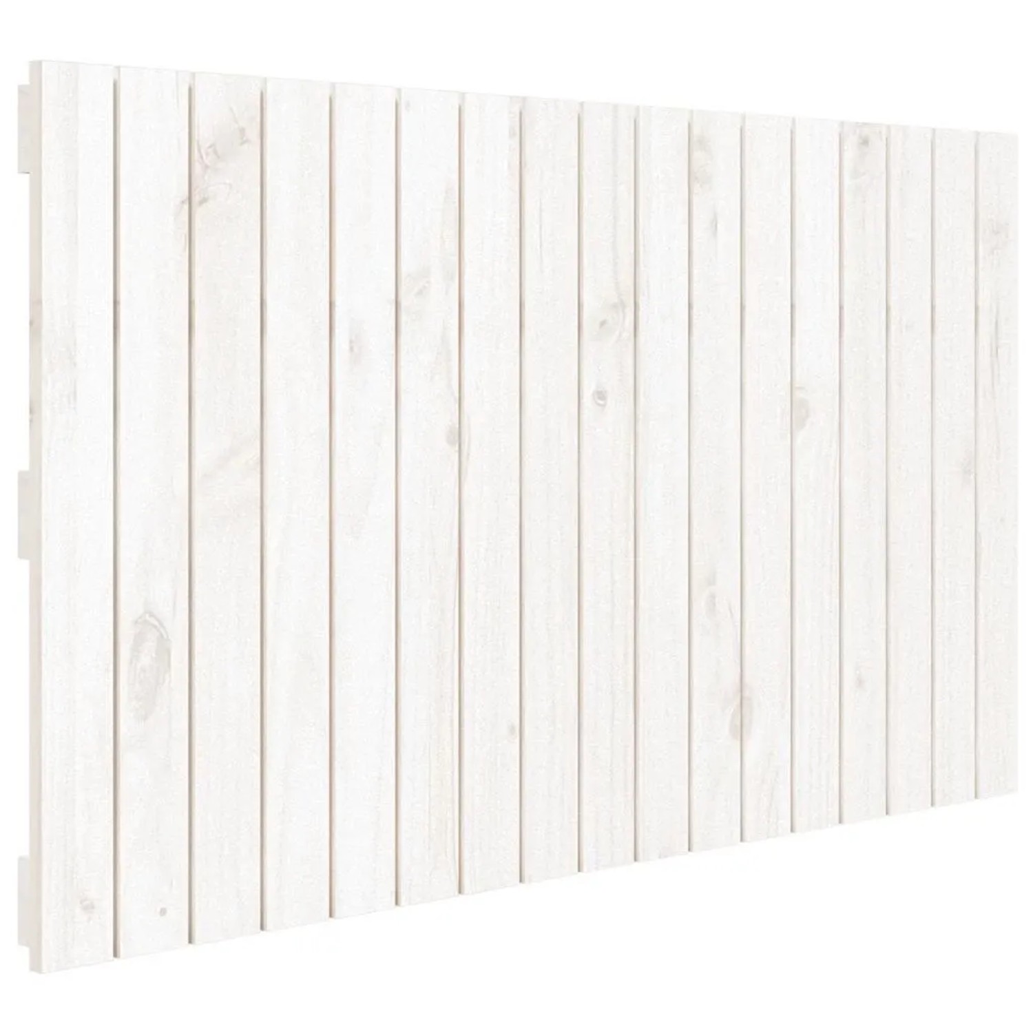 vidaXL Wand-Kopfteil Weiß 108x3x60 cm Massivholz Kiefer 824824