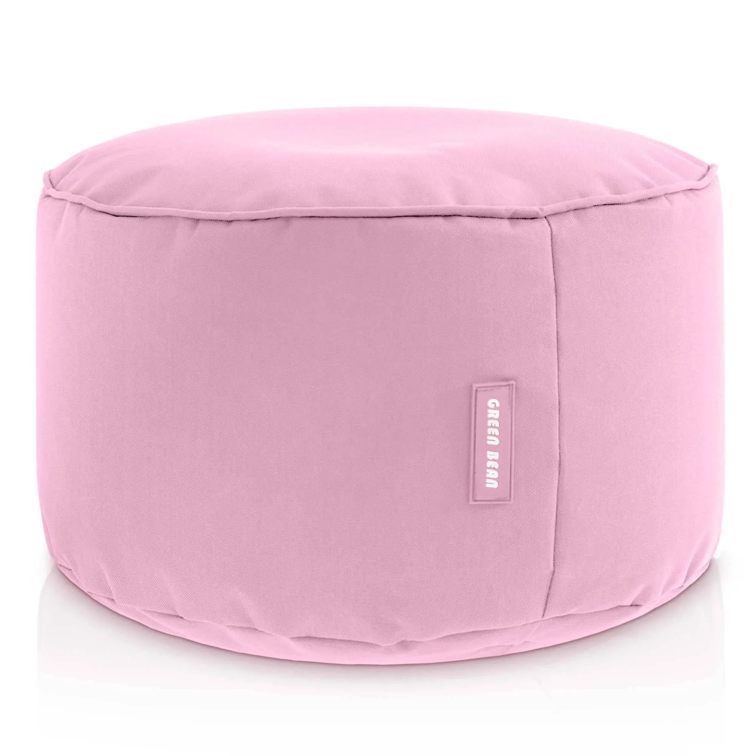 Green Bean Sitzpouf Stay 45 x 25 cm PVC Wetterfest Waschbarer Bezug mit EPS-Perlen-Füllung Rose