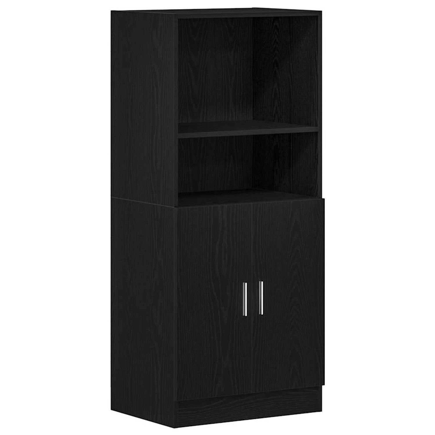 vidaXL Küchenschrank Schwarz 57x41,5x131,5 cm Holzwerkstoff 860122 günstig online kaufen