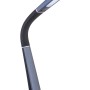 Schwarze LED-Tischleuchte Mitti von Globo, dimmbar, mit USB-Charger. Ideal als Schreibtischlampe.