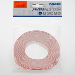 Primo Densa 12, selbstklebende Universaldichtung, weiß, 1-2 mm x 6 m, für Fenster und Türen.