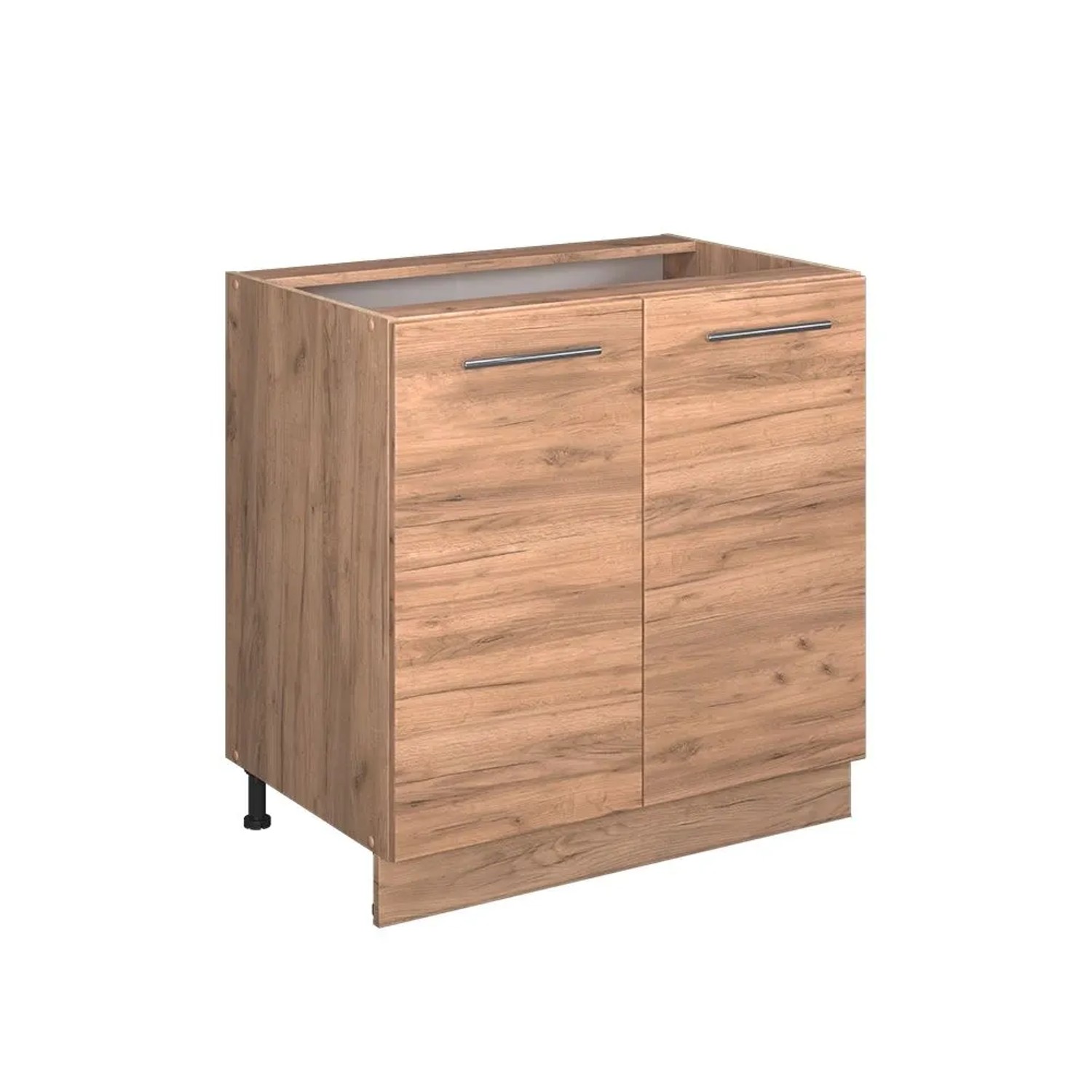 Vicco Küchenunterschrank Fame-Line Goldkraft Eiche 80 x 82 mit Regal AP Eiche Art Nr 56749