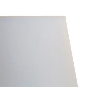 Ecru Stoffschirm für Stehlampen, konisch, Ø 38 cm. Aus Stoff, passend für E27 Fassungen.