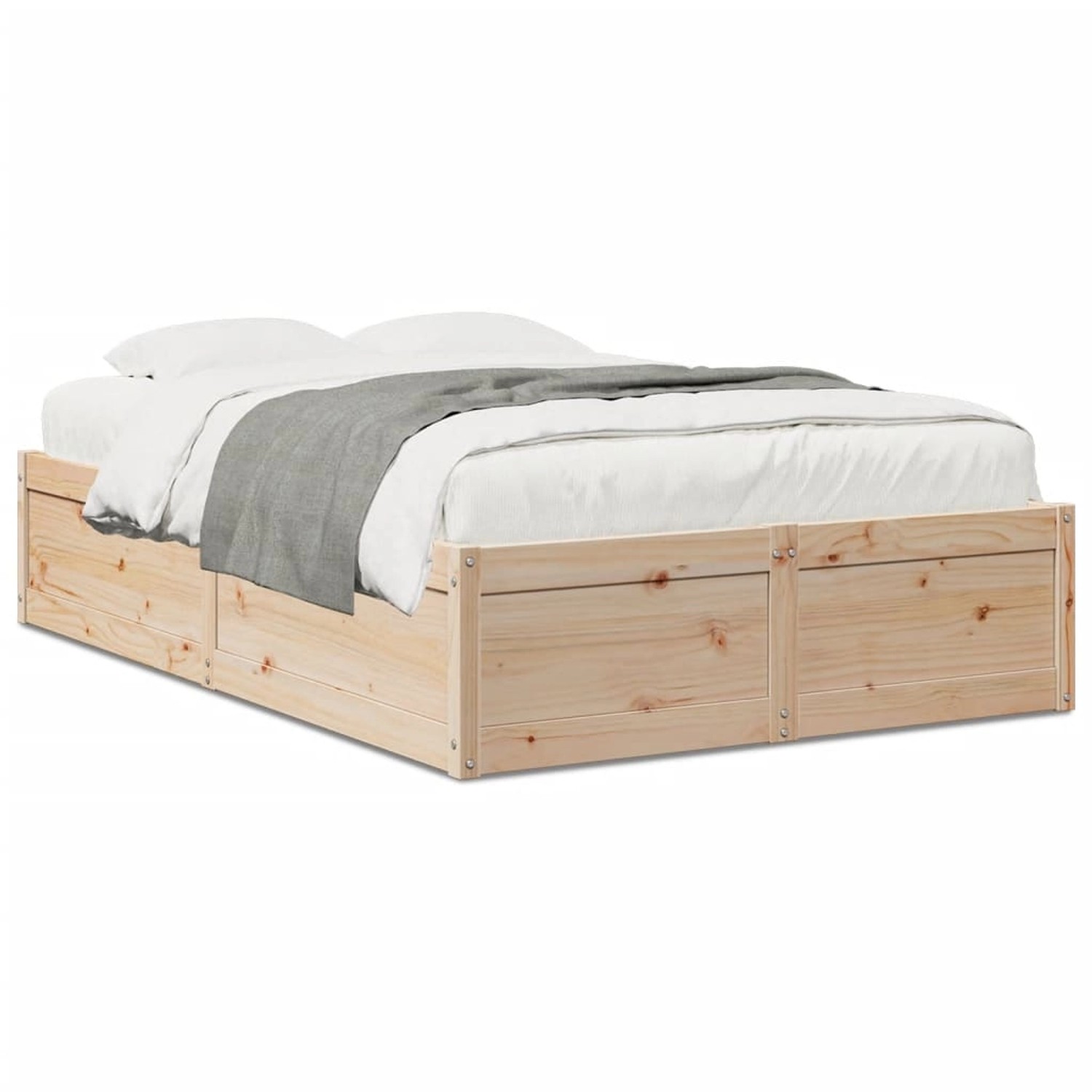 vidaXL Massivholzbett ohne Matratze 120x200 cm Kiefernholz 3282378 günstig online kaufen