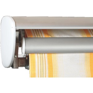 Spettmann Schutzdach für Markise Star Fix/Klassik, 505 cm, Silber. Aluminium Schutz vor Regen und Laub.